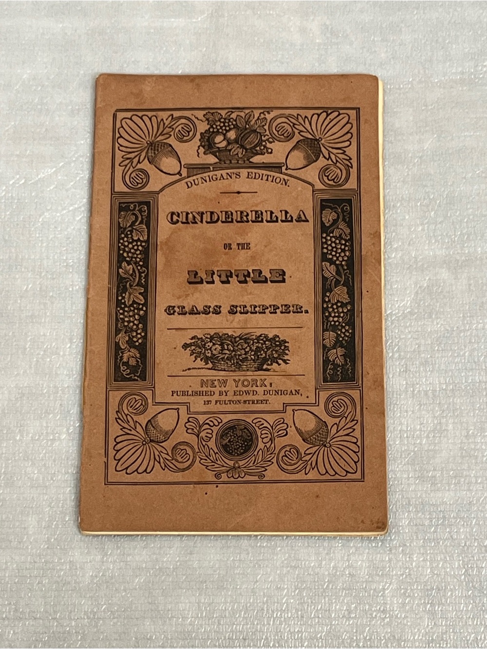 1840s Cinderella book